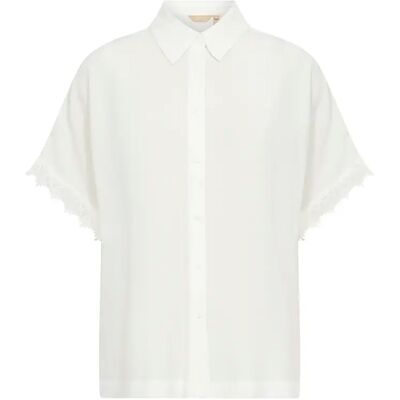 Vrouwenblouse CULTURE CUCian Blanc M Vrouwenblouse CULTURE CUCian Blanc M
