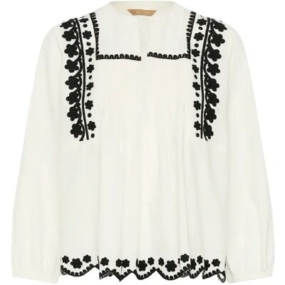 Vrouwenblouse CULTURE CUViba Blanc S Vrouwenblouse CULTURE CUViba Blanc S