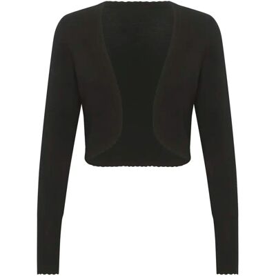 Damesvest CULTURE Annemarie Scallop Noir L Damesvest CULTURE Annemarie Scallop Noir L