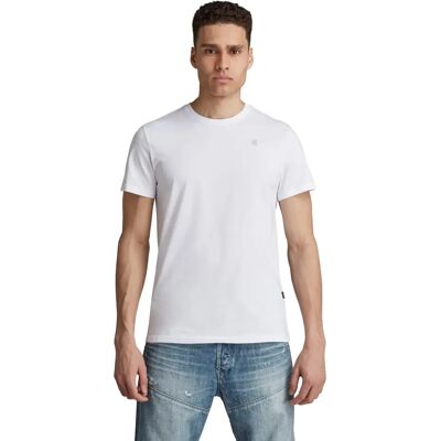 T-shirt met korte mouwen G-Star Base-s r t Blanc L T-shirt met korte mouwen G-Star Base-s r t Blanc L
