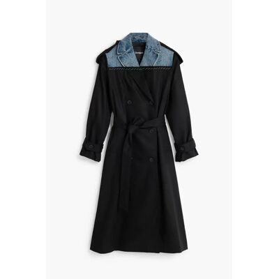 Damesparka Desigual Hybridtrench Noir S Damesparka Desigual Hybridtrench Noir S