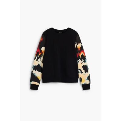Dames sweatshirt Desigual Estocolmo Noir M Dames sweatshirt Desigual Estocolmo Noir M