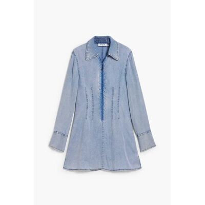 Dameshemdjurk Desigual Lonan Bleu S Dameshemdjurk Desigual Lonan Bleu S