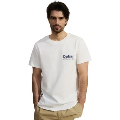 T-shirt Diverse DKR Car Blanc L T-shirt Diverse DKR Car Blanc L