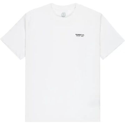 Katoenen T-shirt Element Blanc M Katoenen T-shirt Element Blanc M