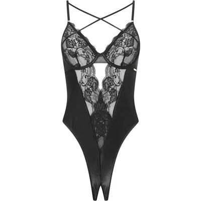 Damesbody Esotiq Womyn Noir S/M Damesbody Esotiq Womyn Noir S/M