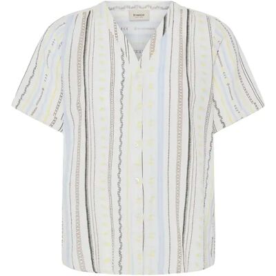 Vrouwenblouse fransa Robbi 1 Blanc L Vrouwenblouse fransa Robbi 1 Blanc L