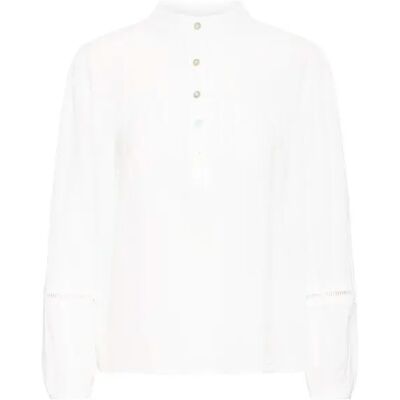 Vrouwenblouse fransa Billie Blanc L Vrouwenblouse fransa Billie Blanc L