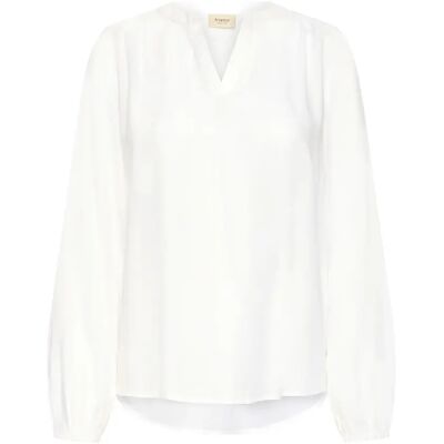 Vrouwenblouse fransa Frmosana Blanc L Vrouwenblouse fransa Frmosana Blanc L