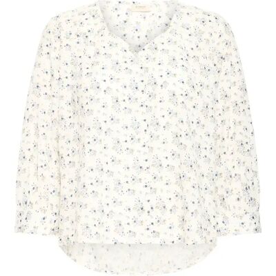 Vrouwenblouse fransa FREasa 1 Blanc 2XL Vrouwenblouse fransa FREasa 1 Blanc 2XL