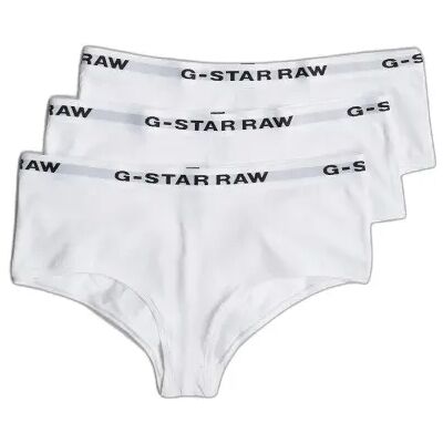 Damespanty met lage taille G-Star (x3) Blanc XS Damespanty met lage taille G-Star (x3) Blanc XS