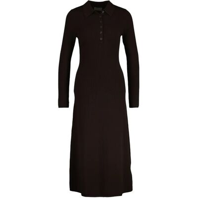 Tricot jurk vrouw Gant Marron S Tricot jurk vrouw Gant Marron S