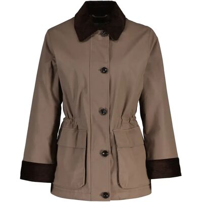Damesparka Gant Waxed Barn Marron S Damesparka Gant Waxed Barn Marron S