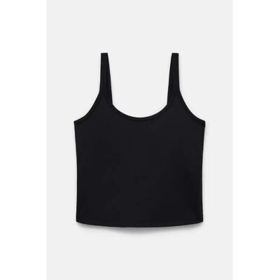 Damestanktop Girlfriend Collective Gemma Scoop Noir 4XL Damestanktop Girlfriend Collective Gemma Scoop Noir 4XL