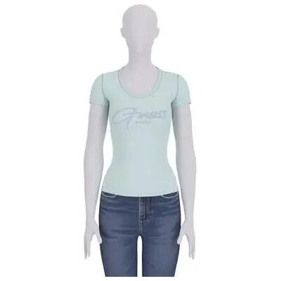 Dames-T-shirt Guess CN Script Noir XL Dames-T-shirt Guess CN Script Noir XL