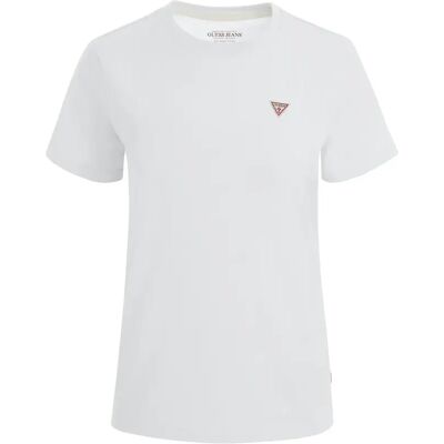 T-shirt mini driehoek vrouw Guess Blanc L T-shirt mini driehoek vrouw Guess Blanc L