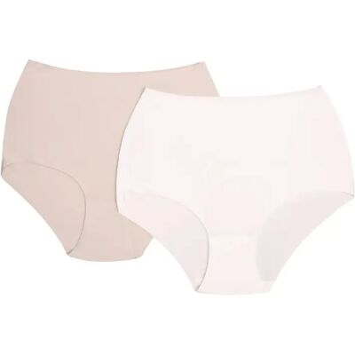 Dames hoge taille slip Henderson Bump2 (x2) Blanc 2XL Dames hoge taille slip Henderson Bump2 (x2) Blanc 2XL