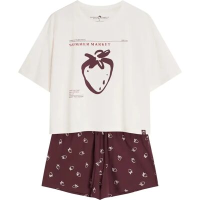 Katoenen pyjama vrouw Henderson Evika Rose 2XL Katoenen pyjama vrouw Henderson Evika Rose 2XL