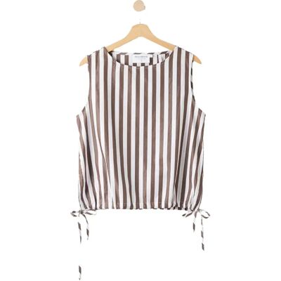 Damestanktop Holebrook Marie Top Marron XL Damestanktop Holebrook Marie Top Marron XL