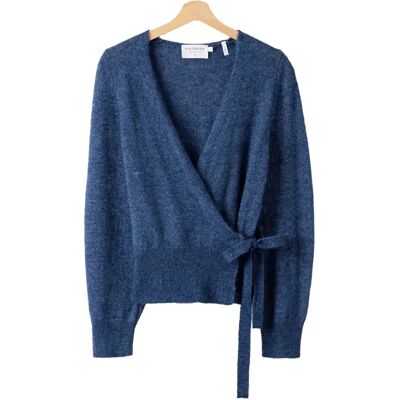 Damesvest Holebrook Elizabeth Overlap Bleu M Damesvest Holebrook Elizabeth Overlap Bleu M