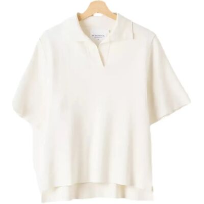 Damespolo Holebrook Lissie Blanc L Damespolo Holebrook Lissie Blanc L