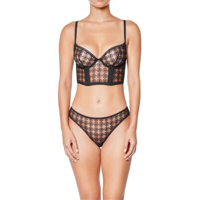 Dameskorset Huit Café Noir 95E Dameskorset Huit Café Noir 95E