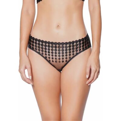 Damesslipjes Huit Deco Noir 40 Damesslipjes Huit Deco Noir 40