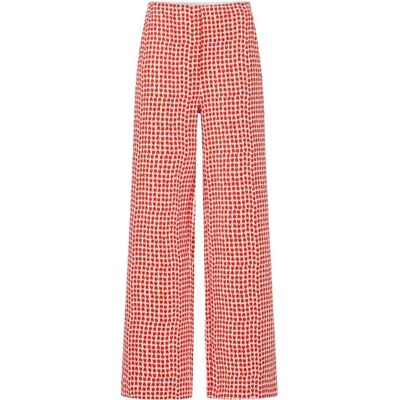Pantalon voor dames Ichi Kate Print Rouge L Pantalon voor dames Ichi Kate Print Rouge L