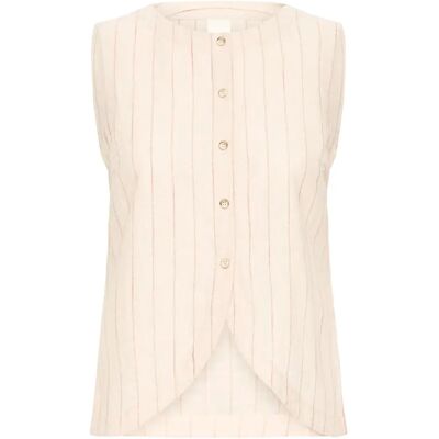 Dames kostuumvest Ichi Icha Blanc 40 Dames kostuumvest Ichi Icha Blanc 40
