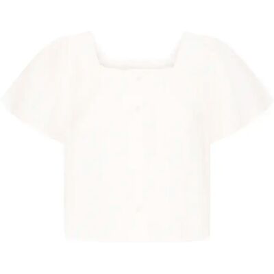 Vrouwenblouse Ichi IHFoxa Blanc L Vrouwenblouse Ichi IHFoxa Blanc L