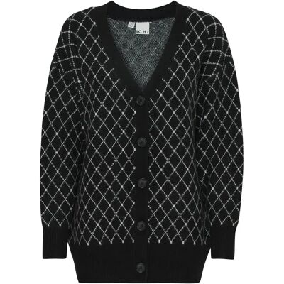 Damesvest Ichi Alvino Noir L Damesvest Ichi Alvino Noir L