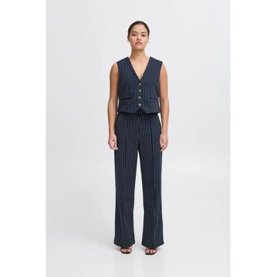 Dames kostuumvest Ichi Kate Bleu L Dames kostuumvest Ichi Kate Bleu L
