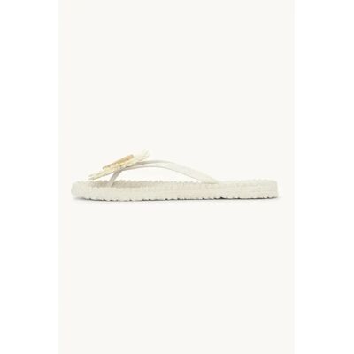 Bloem teenslippers vrouw Ilse Jacobsen Hornbæk Blanc 40 Bloem teenslippers vrouw Ilse Jacobsen Hornbæk Blanc 40