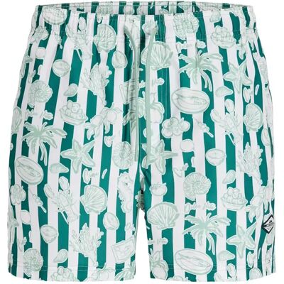 Zwemshort Jack & Jones Maui Vibes Novelty Vert 2XL Zwemshort Jack & Jones Maui Vibes Novelty Vert 2XL