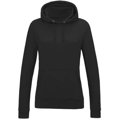 Dames Hoodie Just Hoods College Noir S Dames Hoodie Just Hoods College Noir S