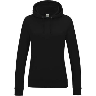 Dames Hoodie Just Hoods College Noir XS Dames Hoodie Just Hoods College Noir XS