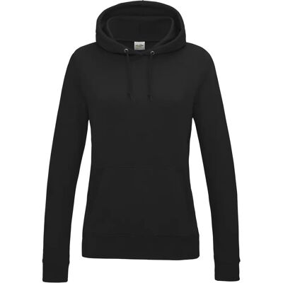 Dames Hoodie Just Hoods College Noir S Dames Hoodie Just Hoods College Noir S