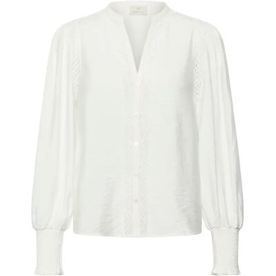 Vrouwenblouse KAFFE Delia Blanc 36 Vrouwenblouse KAFFE Delia Blanc 36