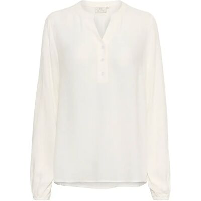 Vrouwenblouse KAFFE Mathilde Blanc 40 Vrouwenblouse KAFFE Mathilde Blanc 40