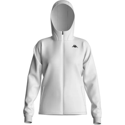 Damesjack met capuchon Kappa Igritta Blanc S Damesjack met capuchon Kappa Igritta Blanc S
