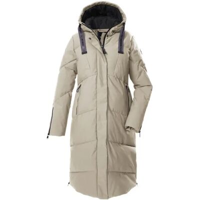 Gewatteerd lang damesjack Killtec GW 41 CT Beige 44 Gewatteerd lang damesjack Killtec GW 41 CT Beige 44