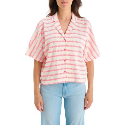 Dameshemd Le Temps des cerises Cleo Rose S Dameshemd Le Temps des cerises Cleo Rose S