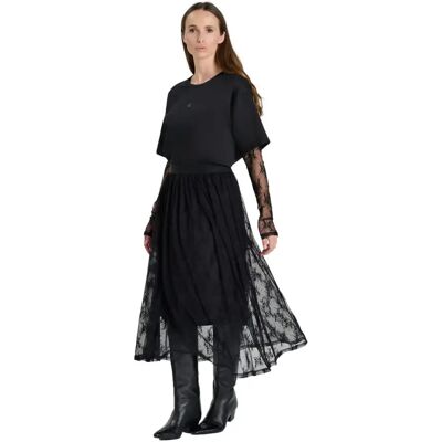 Vrouwenrok Le Temps des cerises Meryl Noir XS Vrouwenrok Le Temps des cerises Meryl Noir XS