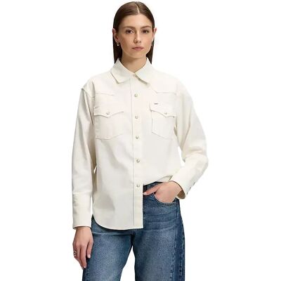 Dameshemd Lee Essential Western Blanc S Dameshemd Lee Essential Western Blanc S