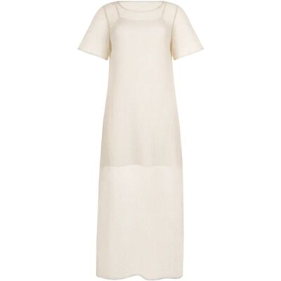 Lange strandjurk dames Lisca Malaga Blanc M Lange strandjurk dames Lisca Malaga Blanc M