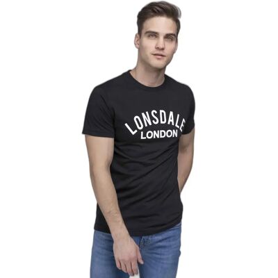 T-shirt Lonsdale Bradfield Noir S T-shirt Lonsdale Bradfield Noir S