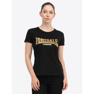 Dames-T-shirt Lonsdale Cartmel Noir S Dames-T-shirt Lonsdale Cartmel Noir S