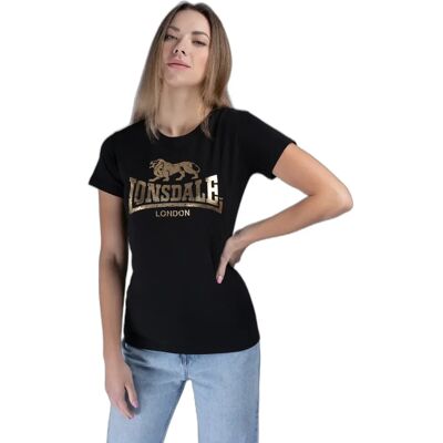 Dames-T-shirt Lonsdale Bantry Noir XS Dames-T-shirt Lonsdale Bantry Noir XS