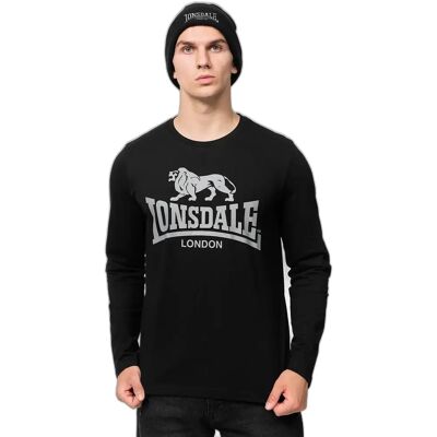 T-shirt Lonsdale Fintona Noir S T-shirt Lonsdale Fintona Noir S