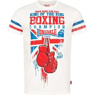 T-shirt Lonsdale Crugmeer Blanc L T-shirt Lonsdale Crugmeer Blanc L